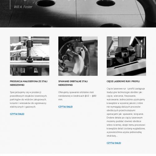 Laserowe cięcie profili grodzisk w Żmigrodzie