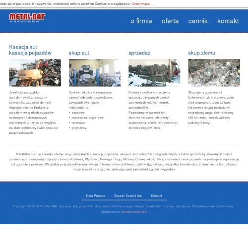 Nowy Targ - skup pojazdów osobowych