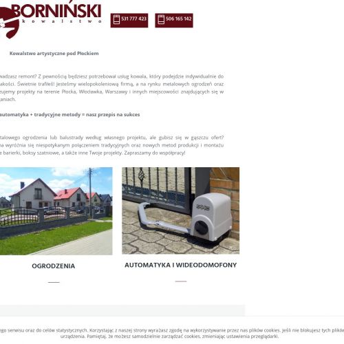 Balustrady według własnego projektu w Włocławku