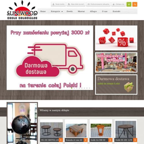 Łódź - meble indyjskie