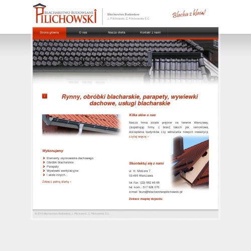 Rynny ocynkowane w Warszawie