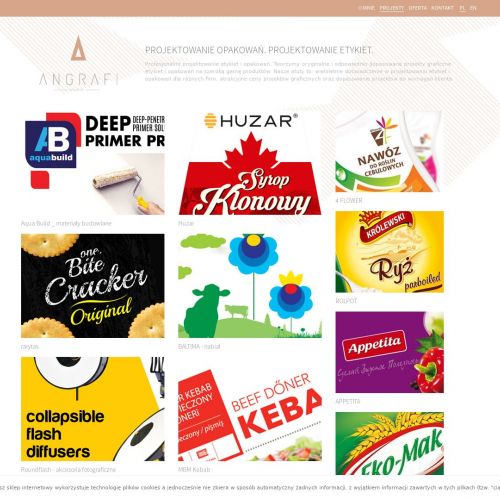 Poznań - projekt kartonika na ciastka