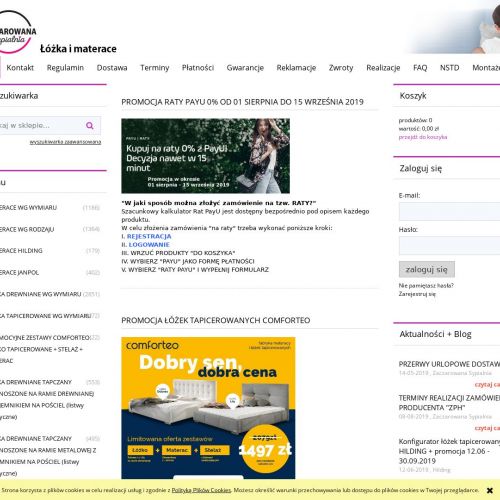 Materac 160x200 w Krakowie