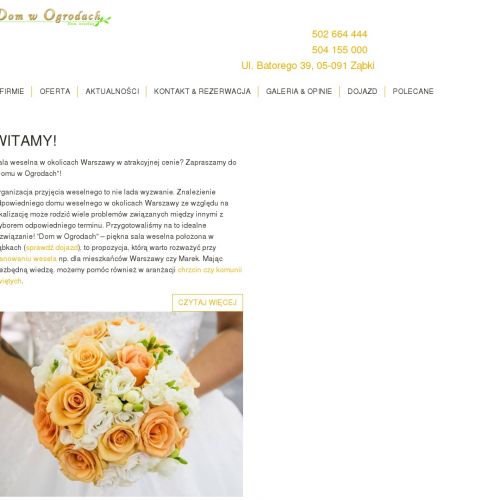 Zielonka - sala na wesele