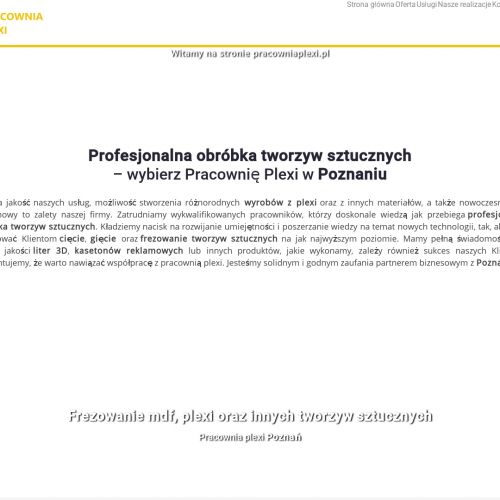 Frezowanie mdf w Poznaniu