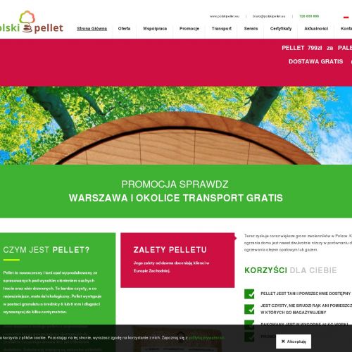 Pelet w workach w Warszawie