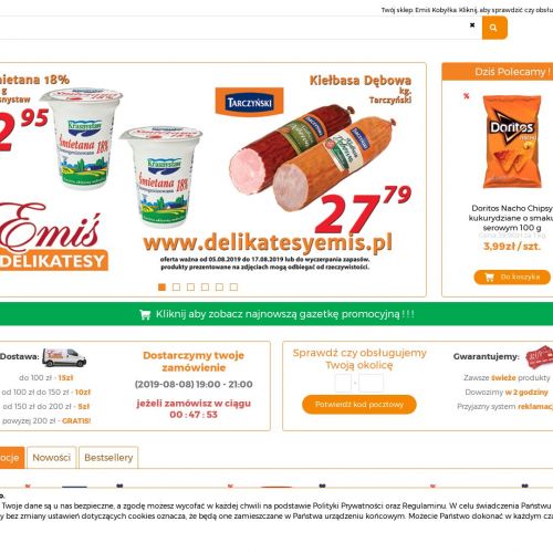 Dostawa wołomin sklep online - Ząbki