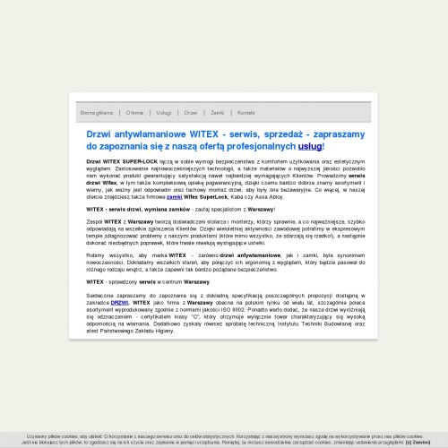 Warszawa - witex serwis drzwi