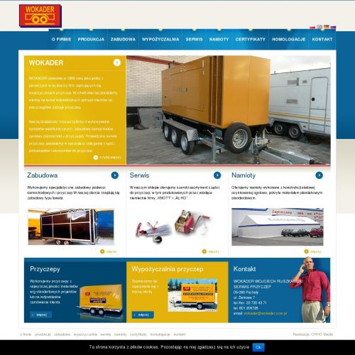 Warszawa - produkcja przyczep