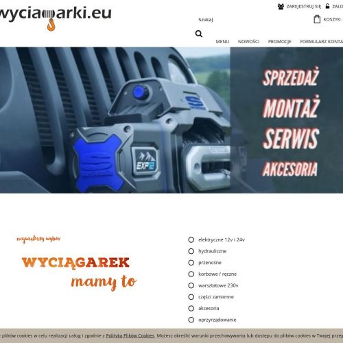 Wyciągarki samochodowe hydrauliczne