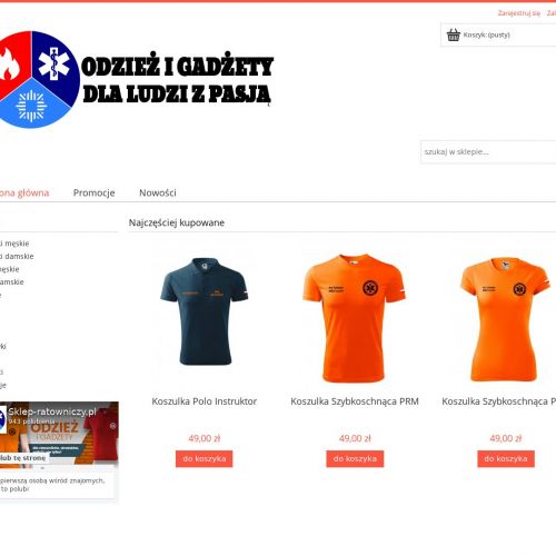 Koszulka szybkoschnąca ratownik medyczny