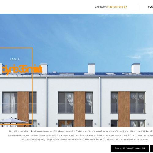 Domy na nowym osiedlu - Legionowo