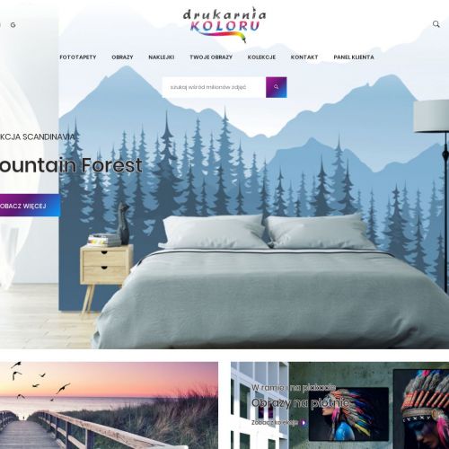 Fototapety powiększające wnętrze