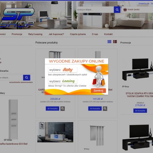 Regał 60 cm szerokość