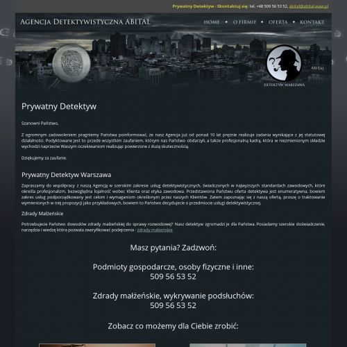 Agencja detektywistyczna warszawa wilanów w Warszawie