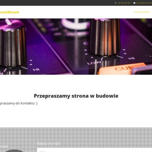 Warszawa - oświetlenie imprez warszawa bemowo