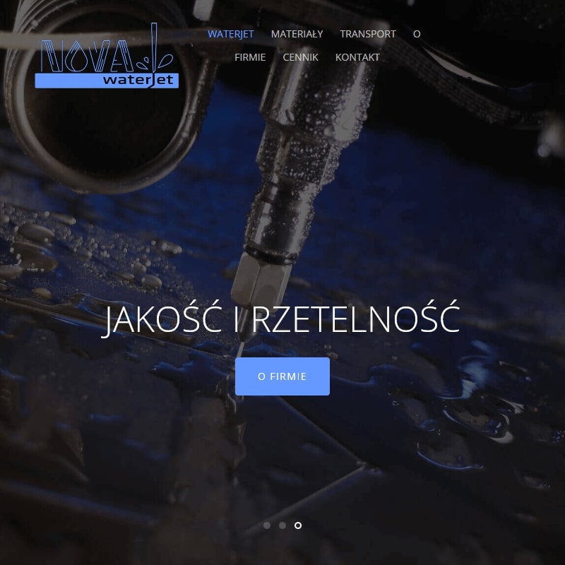 Cięcie kamienia wodą w Poznaniu