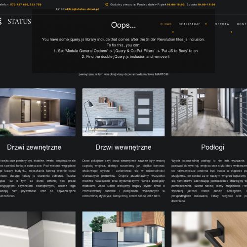 Drzwi wejściowe w Pruszkowie