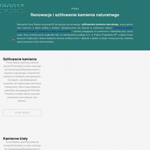 Warszawa - polerowanie blatu kamiennego