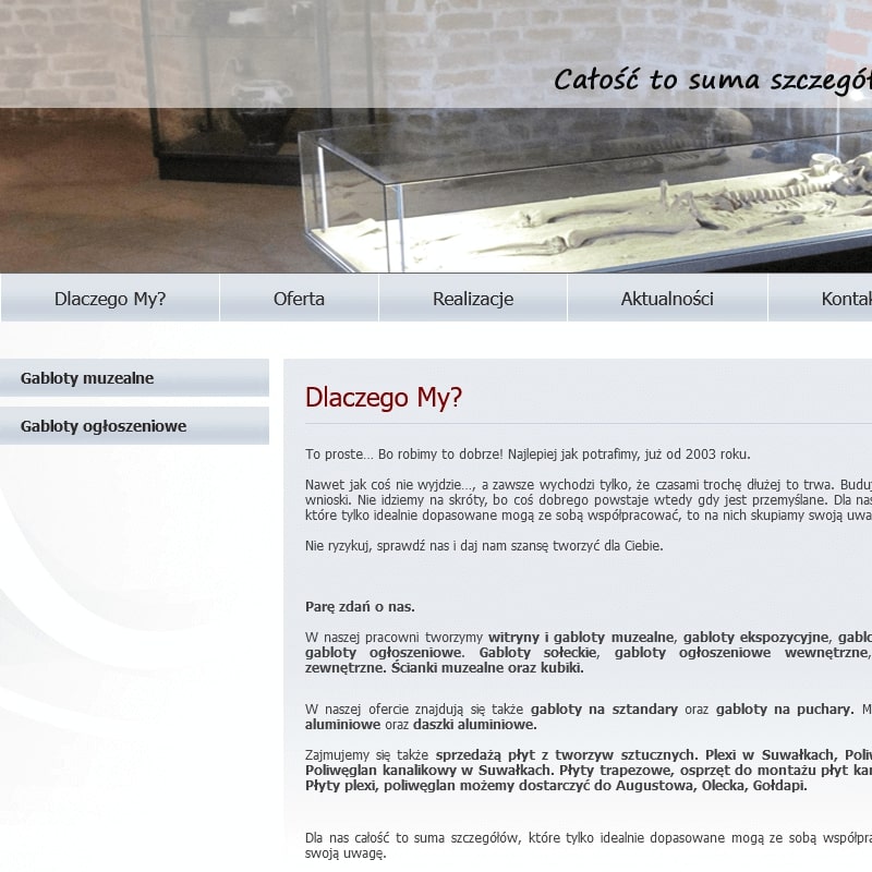 Gabloty ogłoszeniowe zewnętrzne