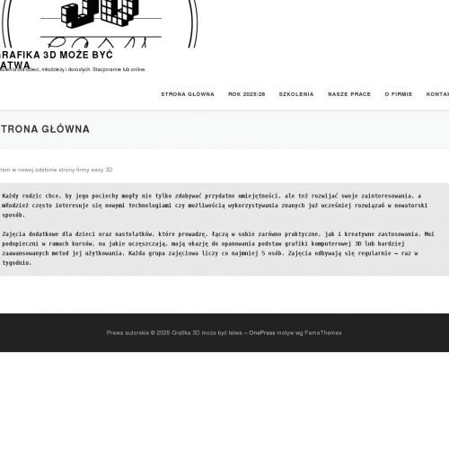 Kurs blender 3d w Mińsku Mazowieckim