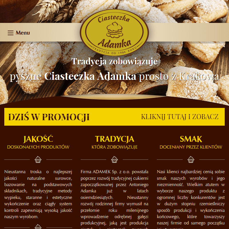Producent tradycyjnych ciastek w Krakowie