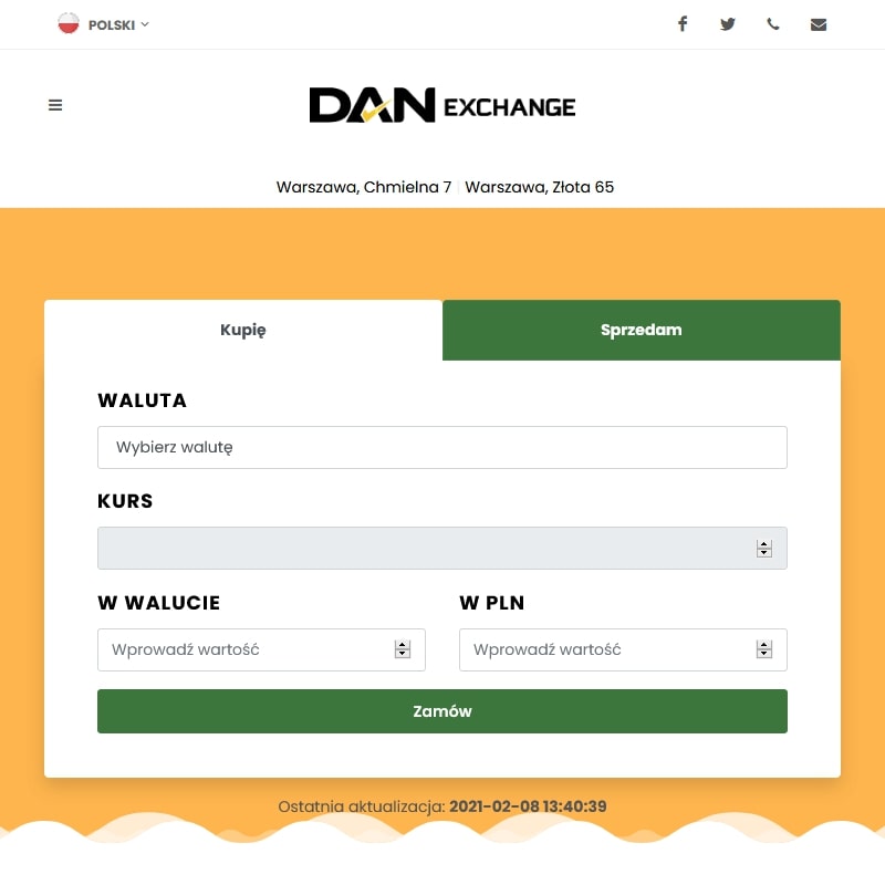 Kantor walut - Warszawa