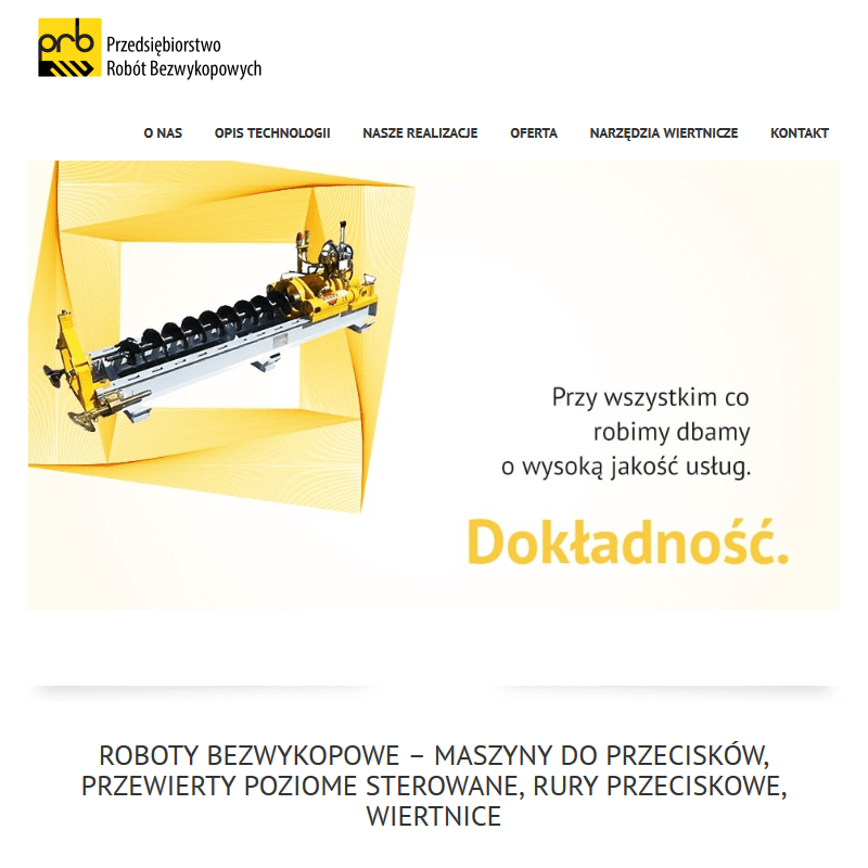 Roboty bezwykopowe