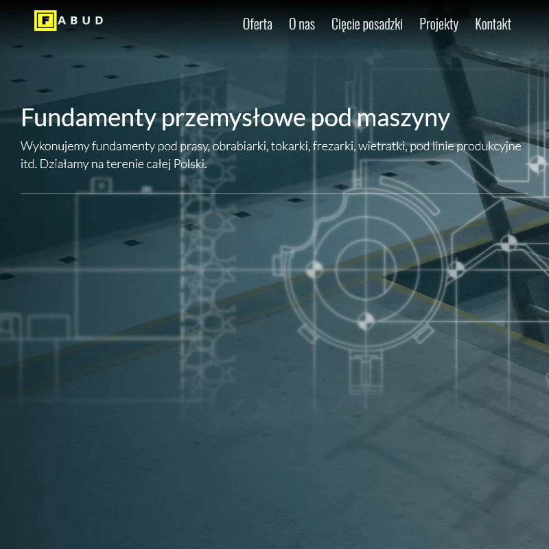 Fundament blokowy pod maszyny - Wrocław