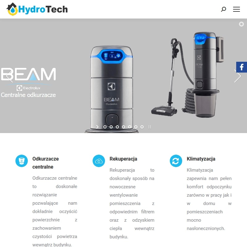 Odkurzacze centralne beam serwis w Łodzi