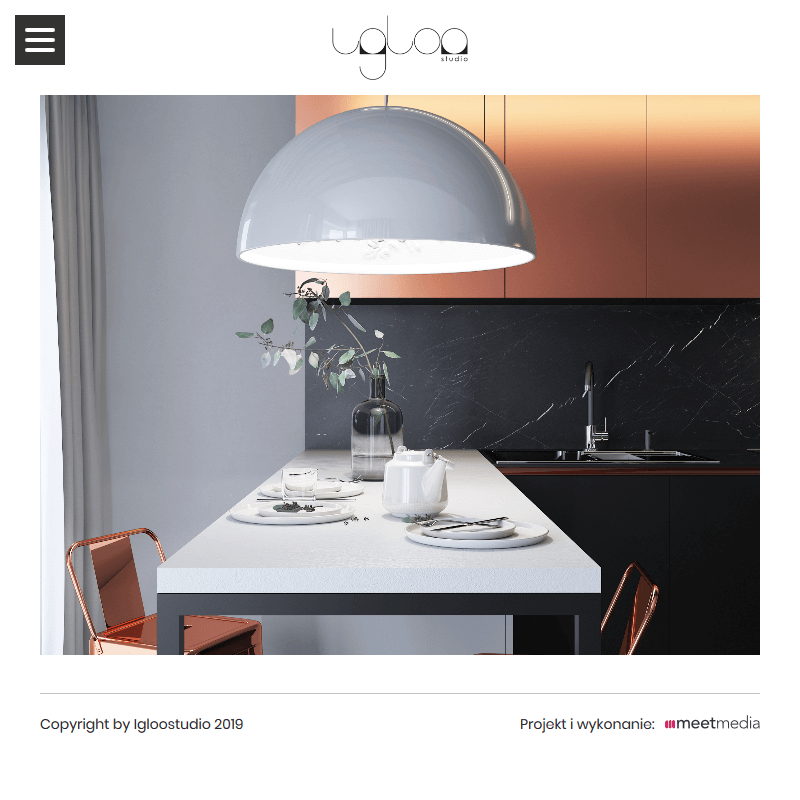 Projekt salonu w Warszawie