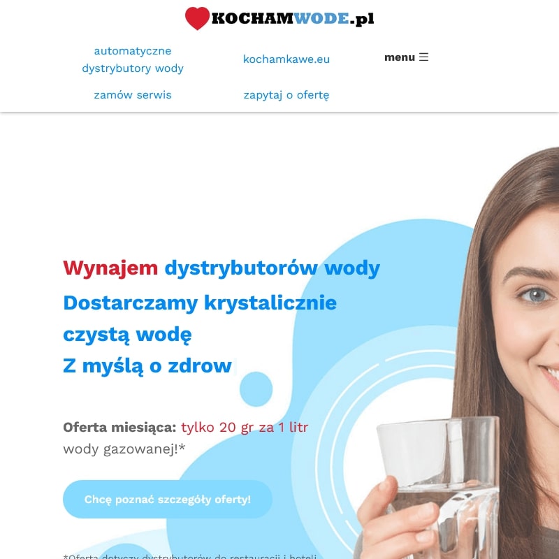 Dystrybutor z wodą gazowaną w Warszawie