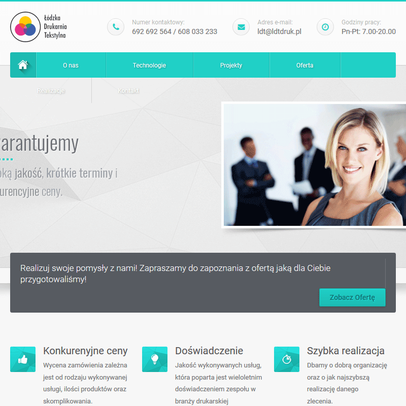 Łódź - druk na materiale cena