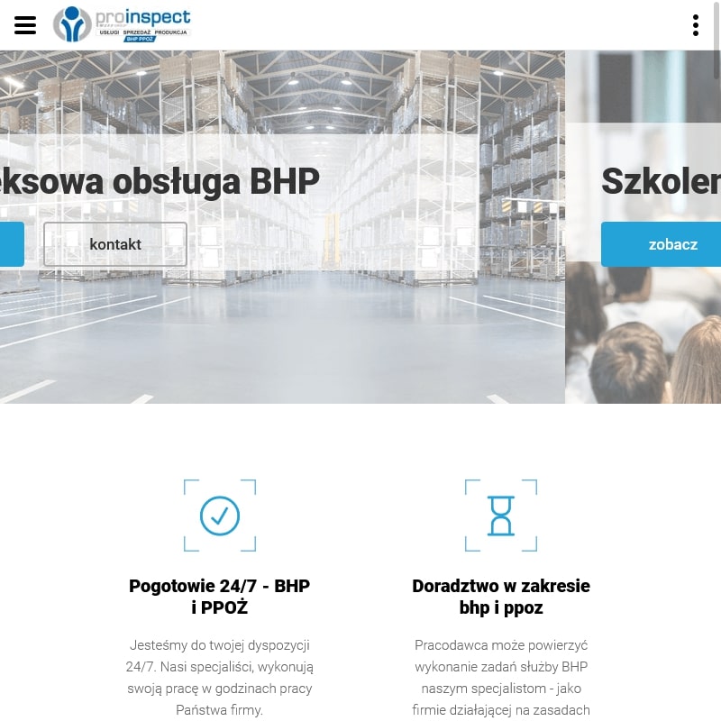 Malowanie pasów w magazynie w Opolu