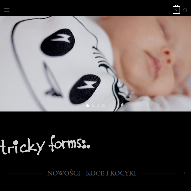 Czarne body niemowlęce