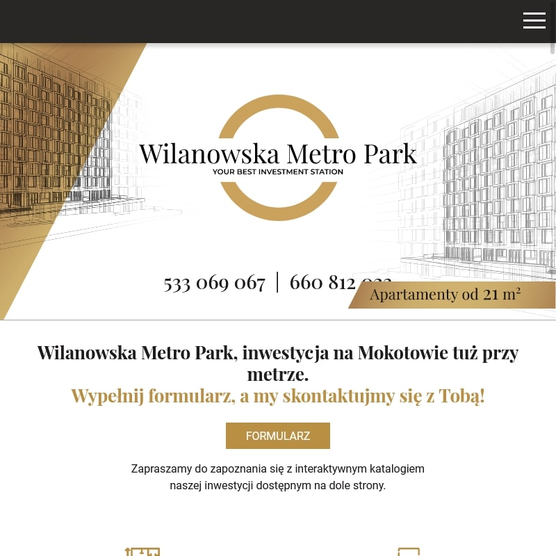 Mieszkania przy metrze wilanowska